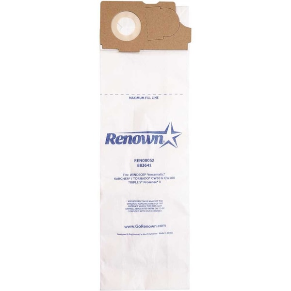 Vacuum Bag for Windsor Versamatic Equivalent to 2003, 10PK